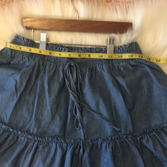 CALI 1850’ CHAMBRAY SKIRT. SIZE L - Picture 6 of 10